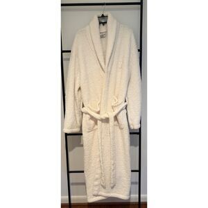 Kashwere Women's Large White Robe w/ "DC 2005" Monogram